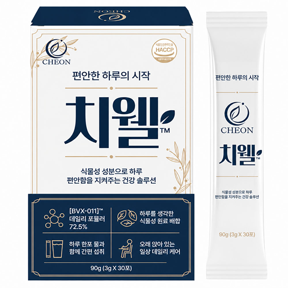 [청온] 치웰 분말 스틱 3g × 30포