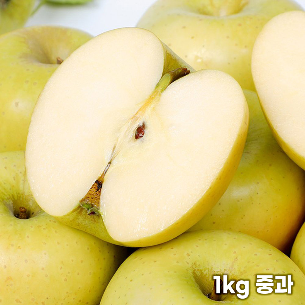 [청년농가] 황금사과 가정용 시나노골드 1kg 중과(약 5과 내외)