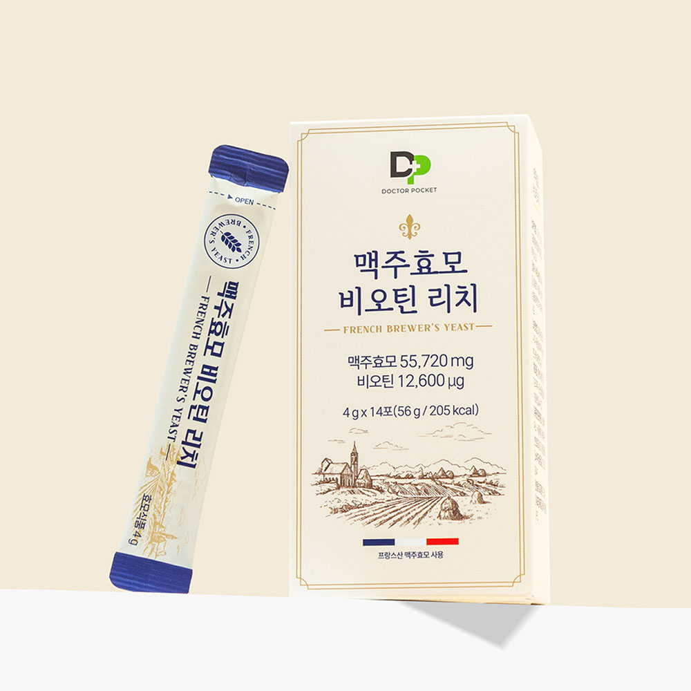 [닥터포켓] 맥주효모 비오틴 리치 4g x 14포