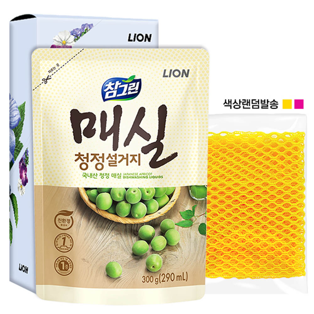 (친환경)참그린매실300리필 망사수세미(2종)