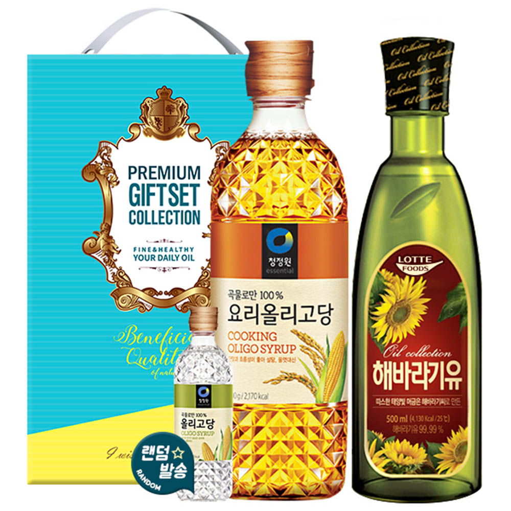 청정원 올리고당700 롯데해바라기유(2종)-타신