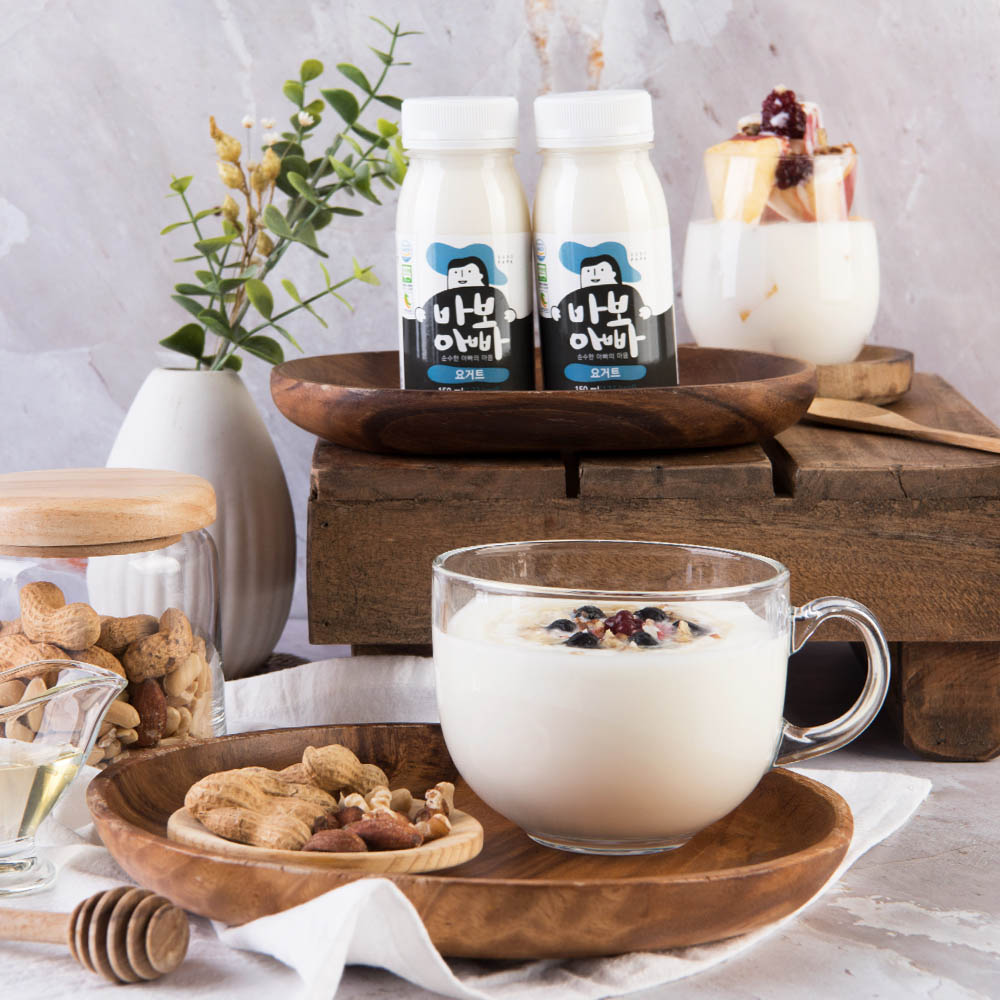 바보아빠 플레인요거트 150ml x 10ea