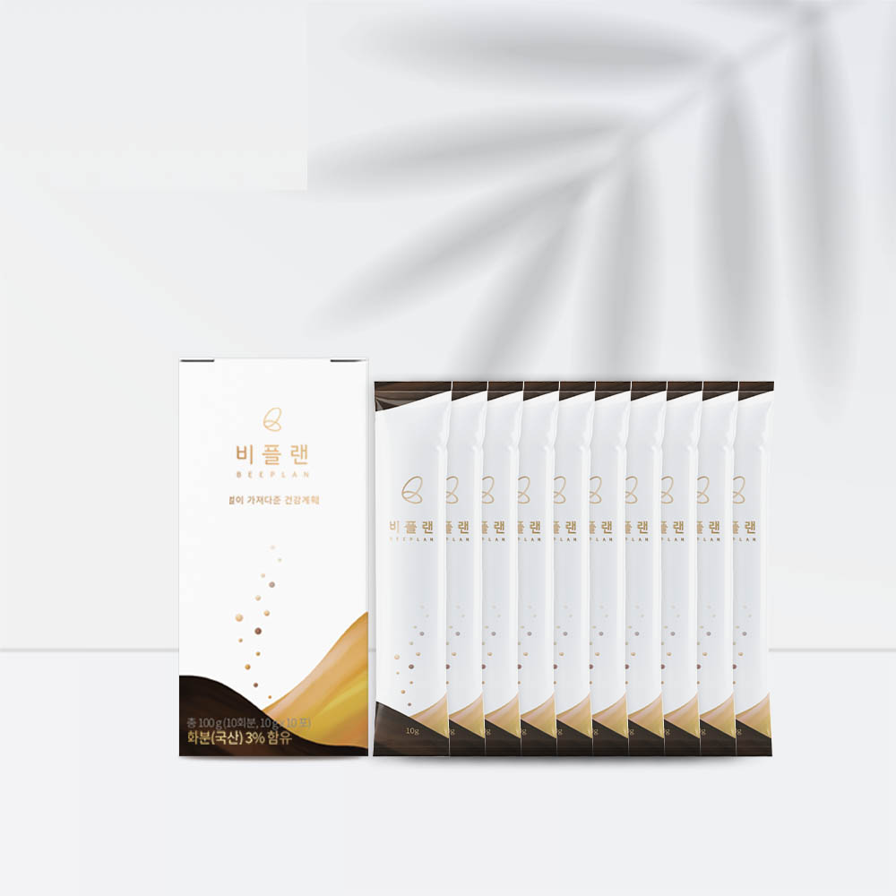 자연산 꿀스틱 비플랜 1박스(10개입, 10일분)