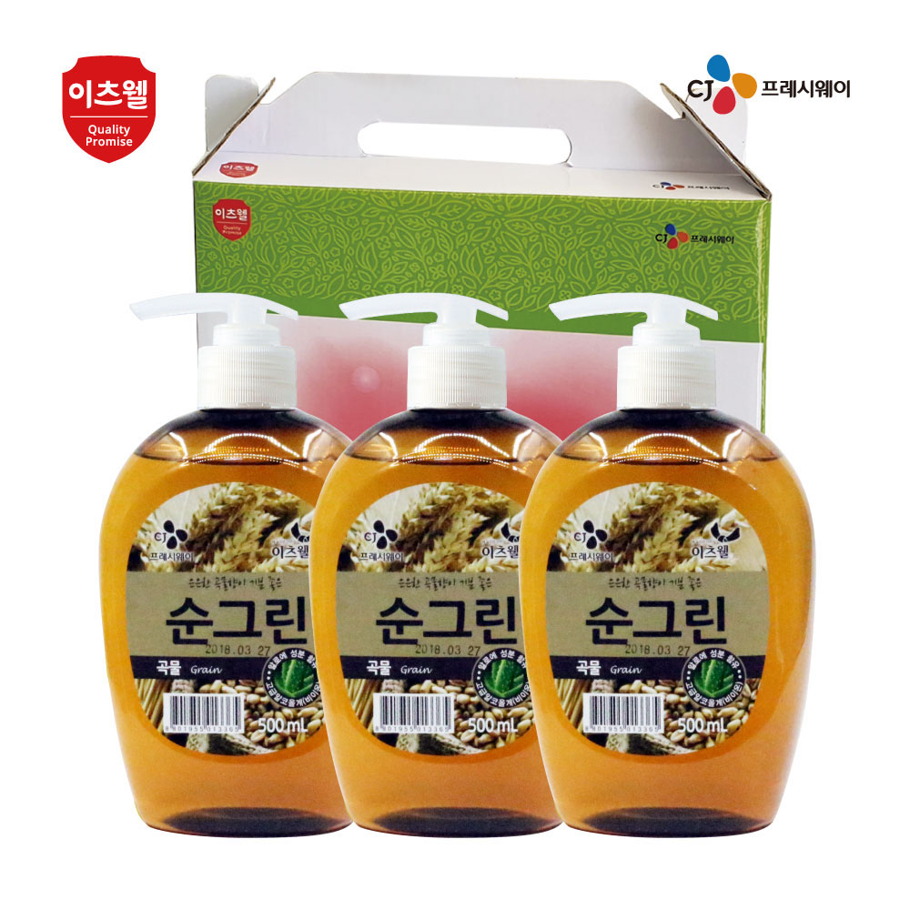 CJ순그린 곡물3종세트500ml(펌프형)