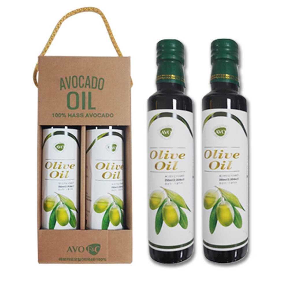 이태리산 올리브 오일 250ml 2종세트(손잡이有)