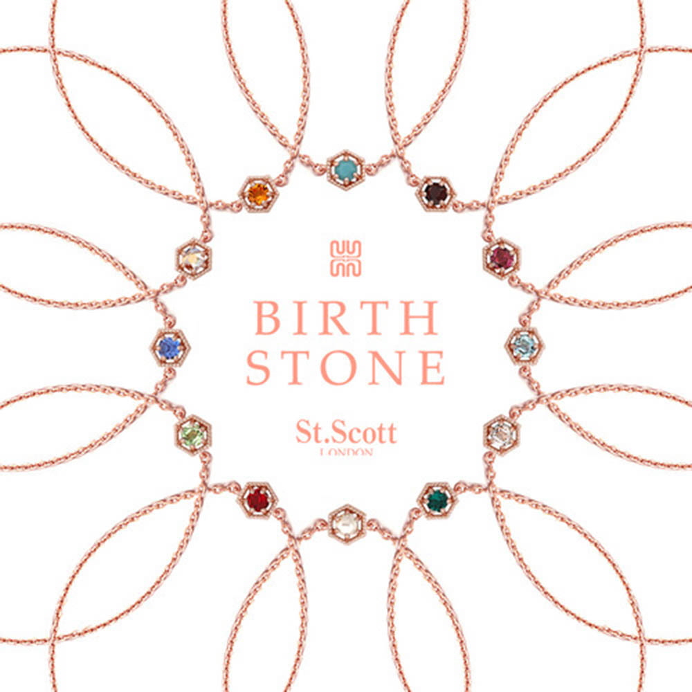 [St.Scott] 신년맞이특가 신제품 세인트스코트 탄생석 팔찌 스와로브스키 스톤 12종 택1 (01월~12월 선택)