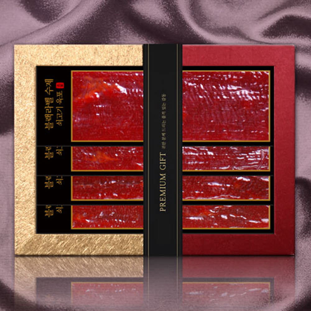 블랙라벨 수제쇠고기육포채반2호 60g 8p