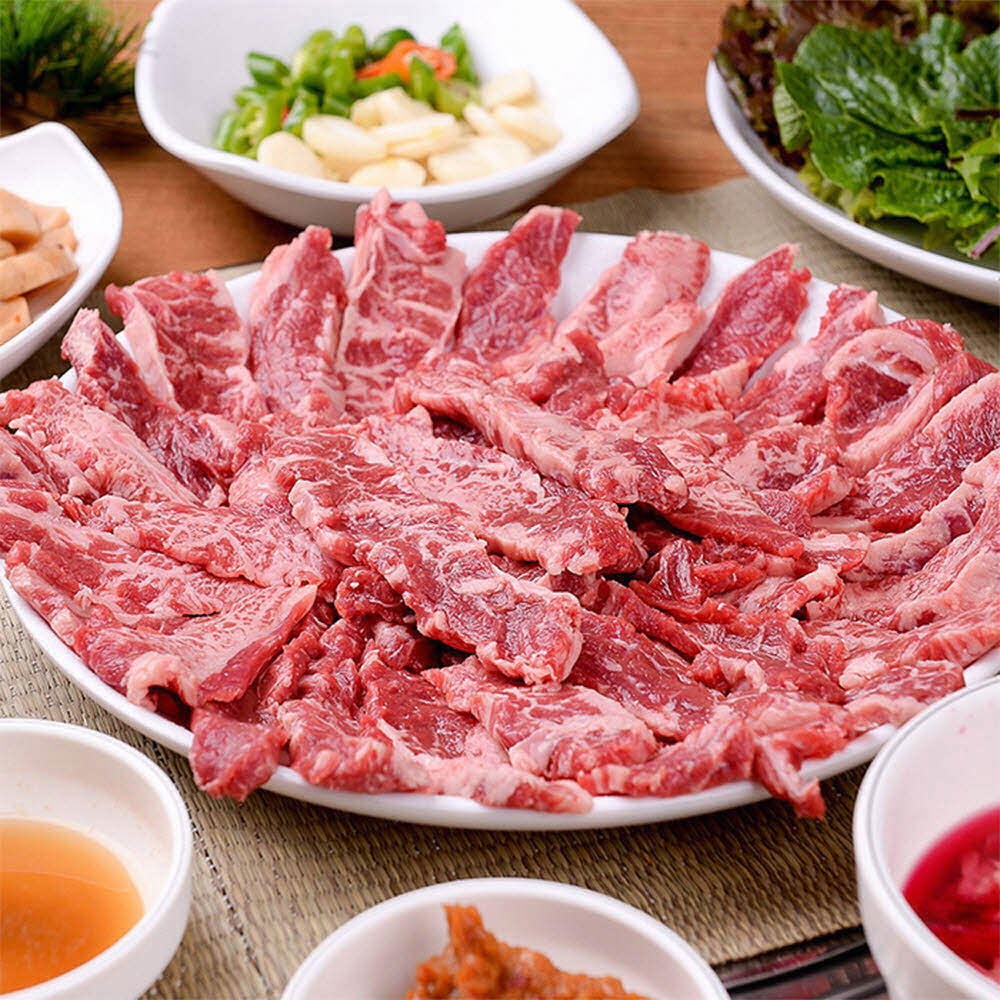 미트카우 소 안창살 200g 1+1+1 총 600g *2세트(돼지 다짐육 300g 증정)