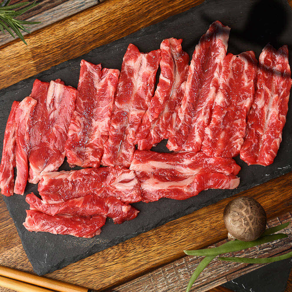 미트카우 소 갈비살 200g 1+1+1 총 600g *2세트 (돼지 다짐육 300g 증정)