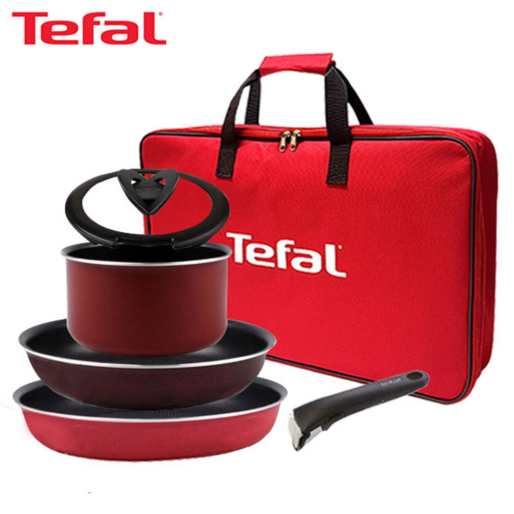 [테팔] 매직핸즈 트라이미 멀티 4P 세트+매직핸즈 프라이팬 26cm+리빙멀티백 TFC-TRMHM4F6MB