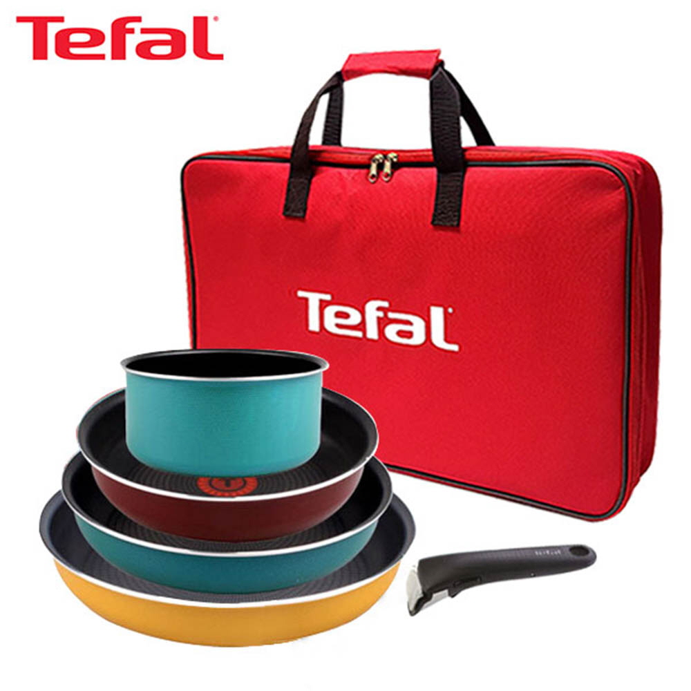 [테팔] 매직핸즈 트라이미 프라이팬 3P+매직핸즈 프라이팬 28cm+냄비 20cm+리빙멀티백 TFC-TRMH3F8P0MB