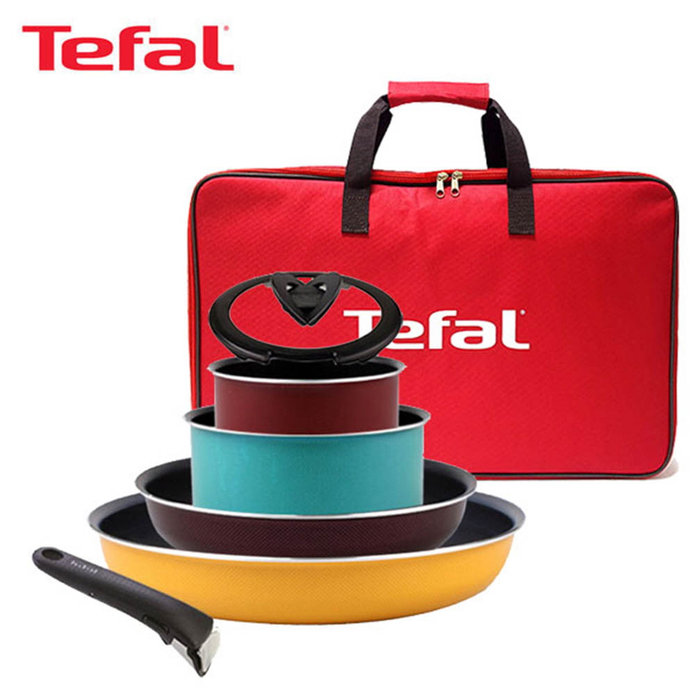 [테팔] 매직핸즈 트라이미 멀티 4P+매직핸즈 프라이팬 28cm+냄비 20cm+리빙멀티백 TFC-TRMHM4F8P0MB