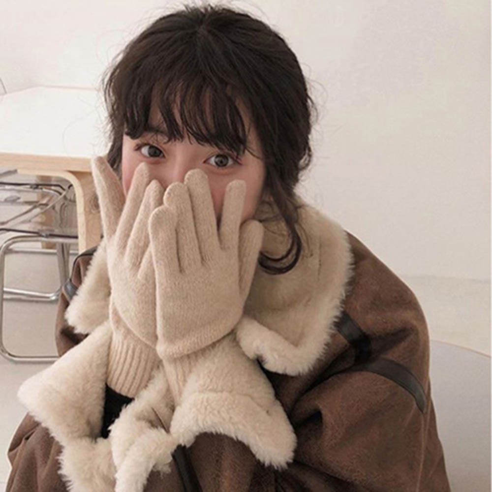 겨울감성 앙고라 올도톰장갑 5컬러중택1