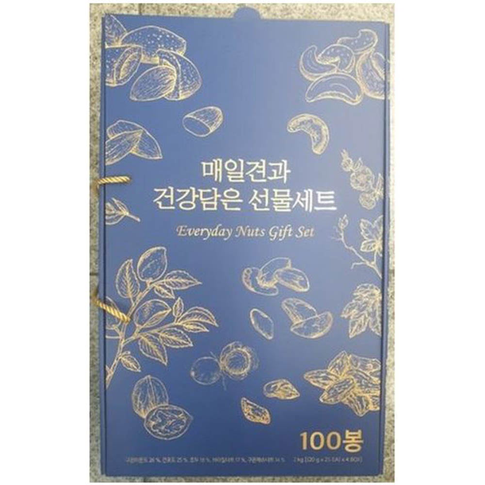 매일견과 건강담은 선물세트(20gx25EA)x4box