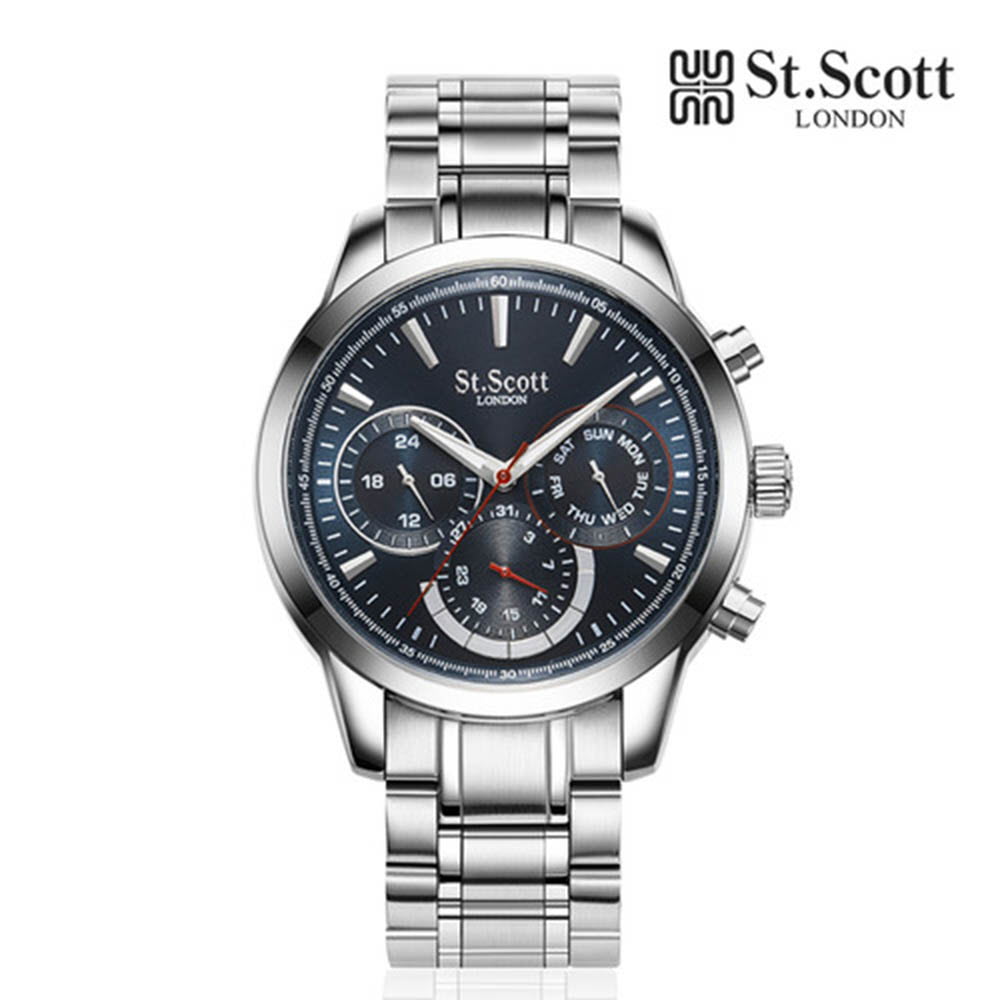 세인트스코트 하데스 멀티 남성 메탈시계 ST2101M-SLS