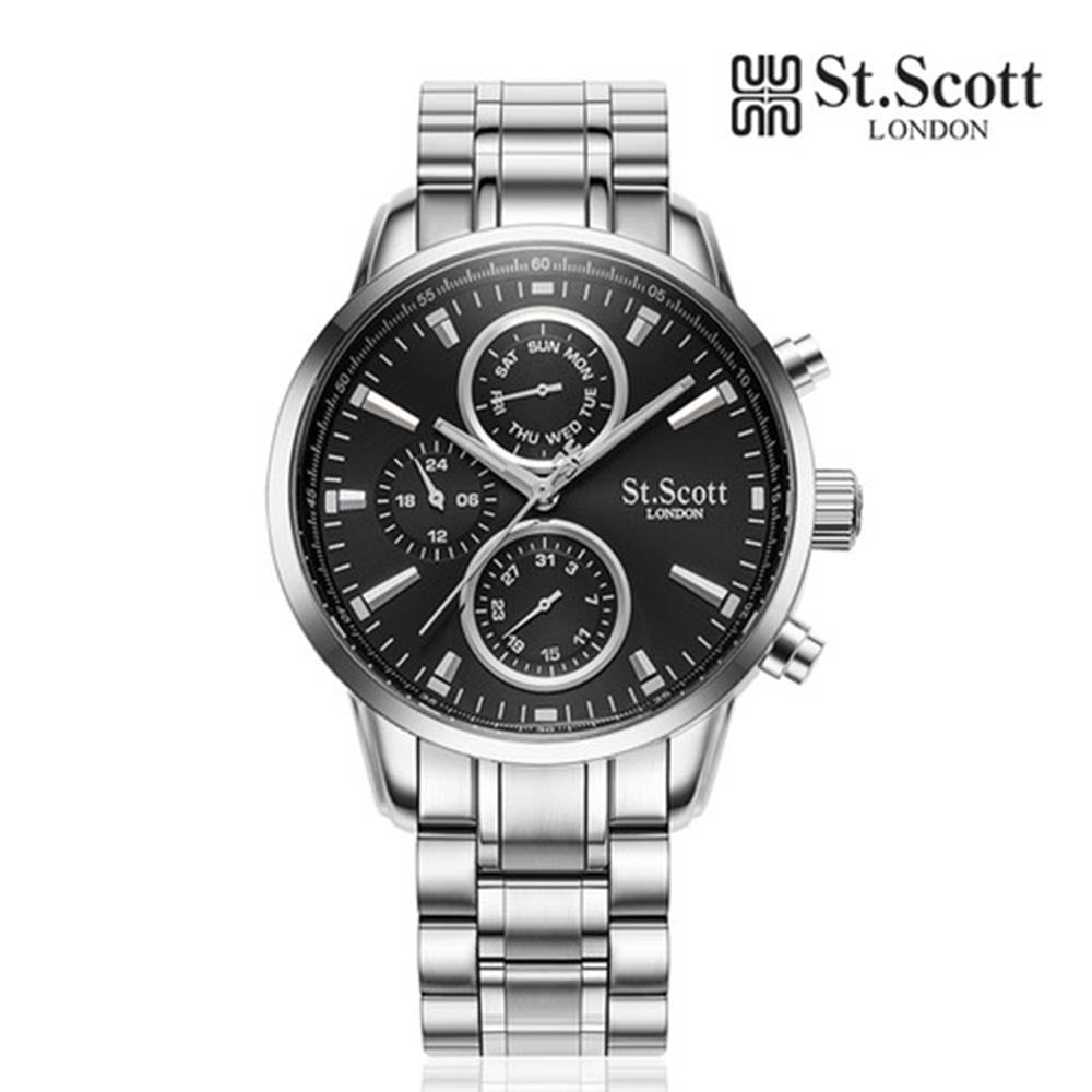 세인트스코트 발칸 멀티 남성 메탈시계 ST2102M-SBS