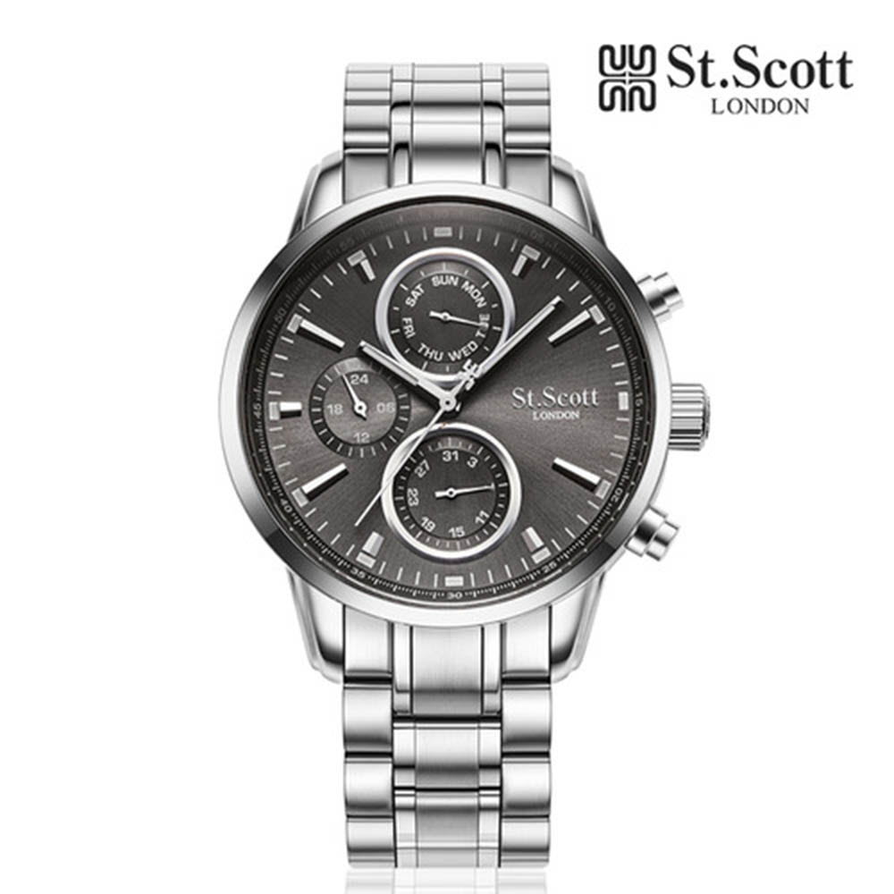 세인트스코트 발칸 멀티 남성 메탈시계 ST2102M-SGS