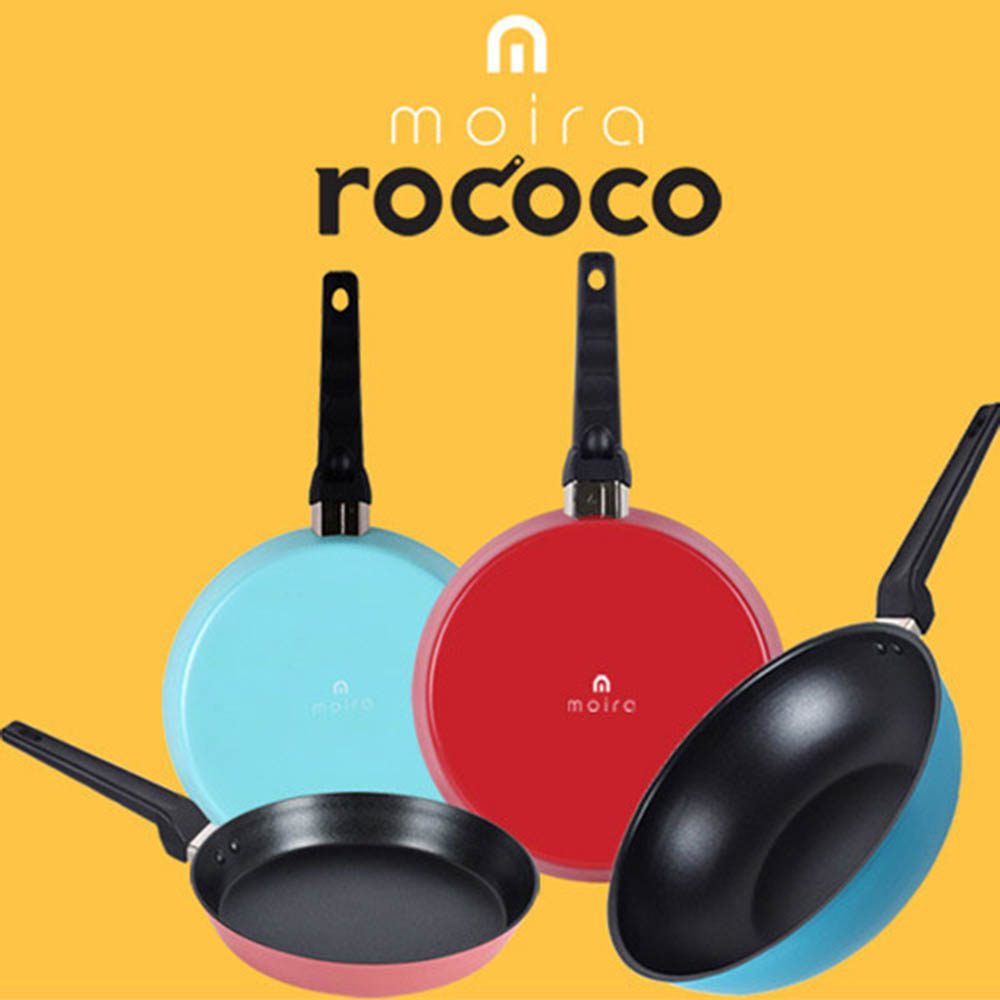 모이라 로코코 5중 티타늄 프라이팬 4종 22F+26F+28F+28W