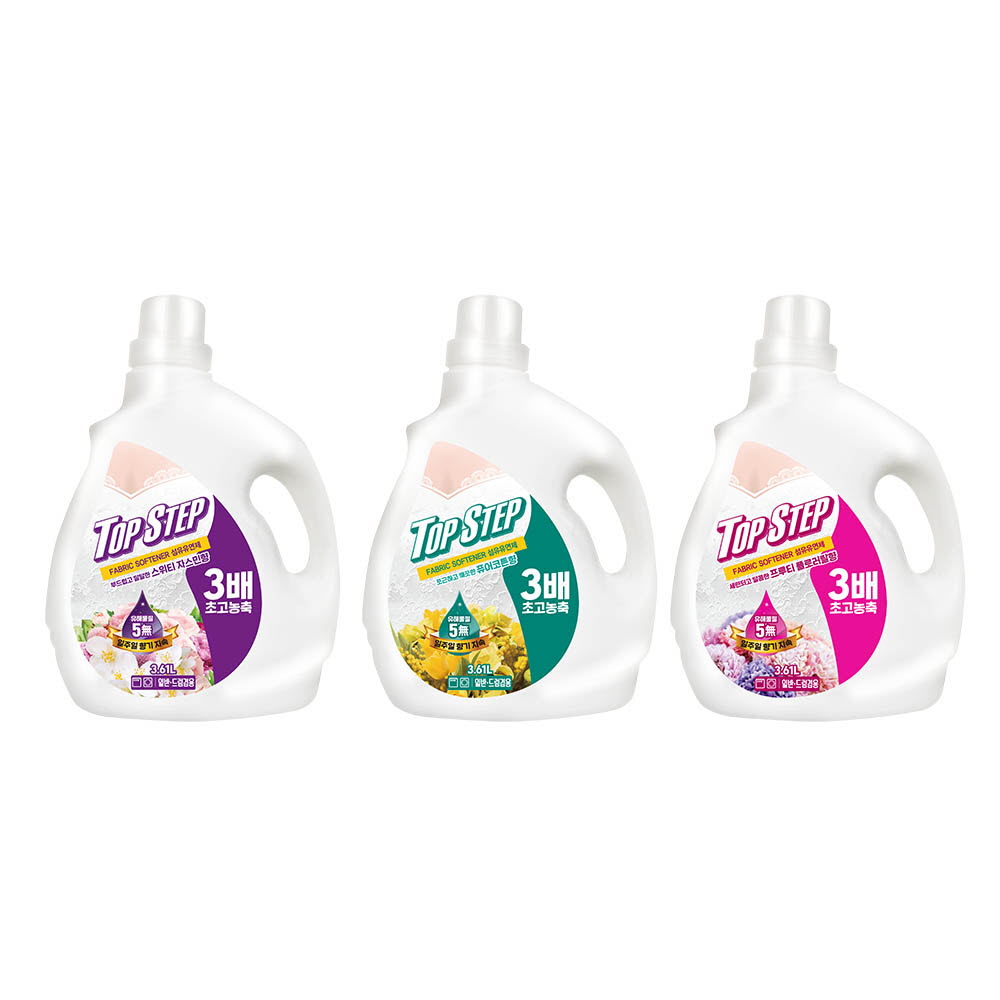 탑스텝 대용량 섬유유연제 3.61L ( 1+1 동일향)