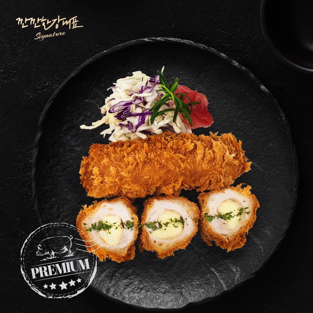 깐깐한 강대표 수제 냉동 치즈 롤까스 100g*3장(300g)