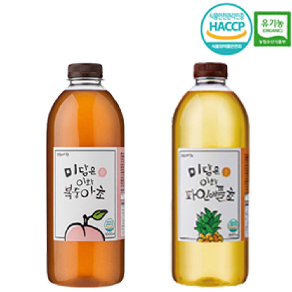 미담은 이화초  복숭아+파인+보틀 (1000ml*2)