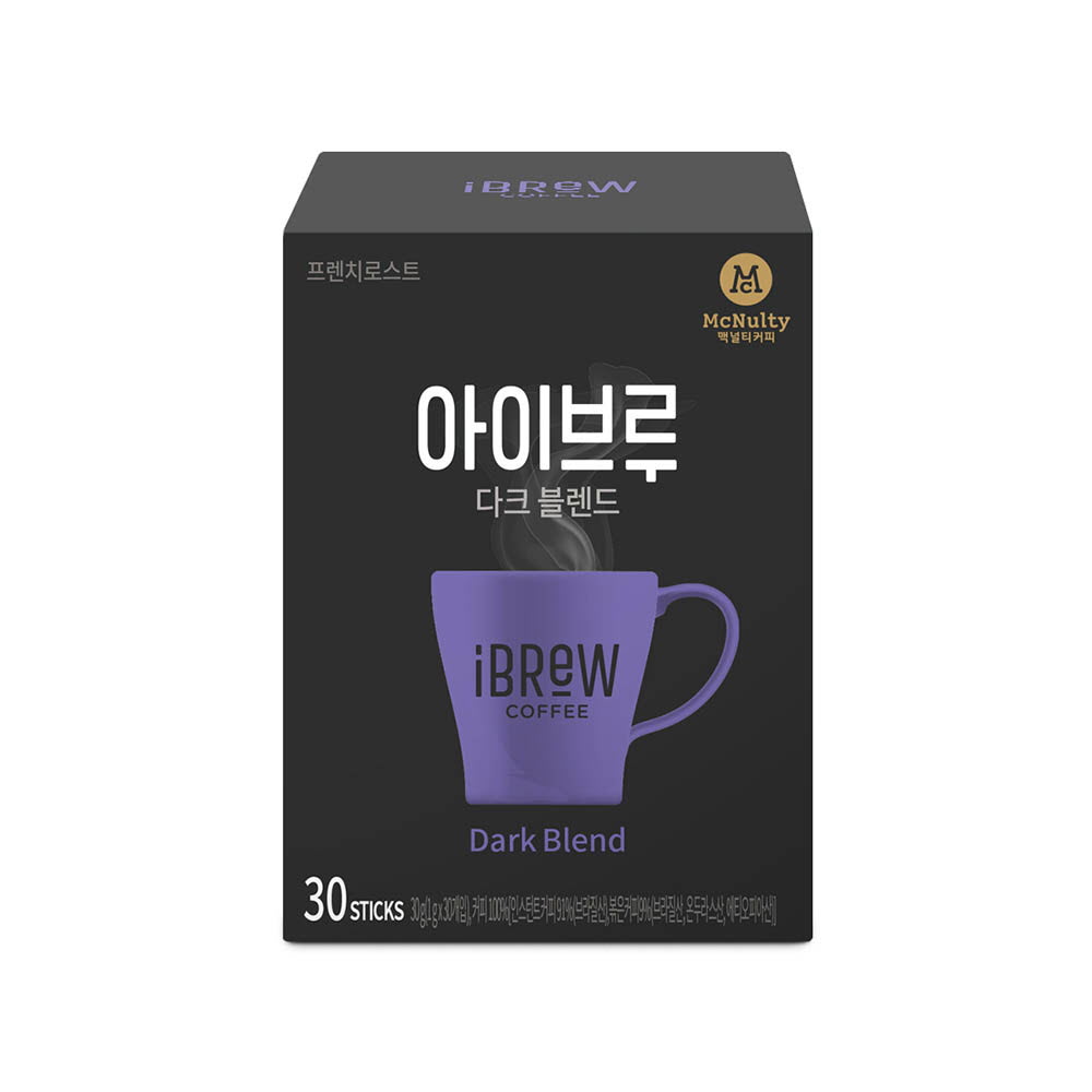 맥널티 아이브루 다크 블렌드 30개입