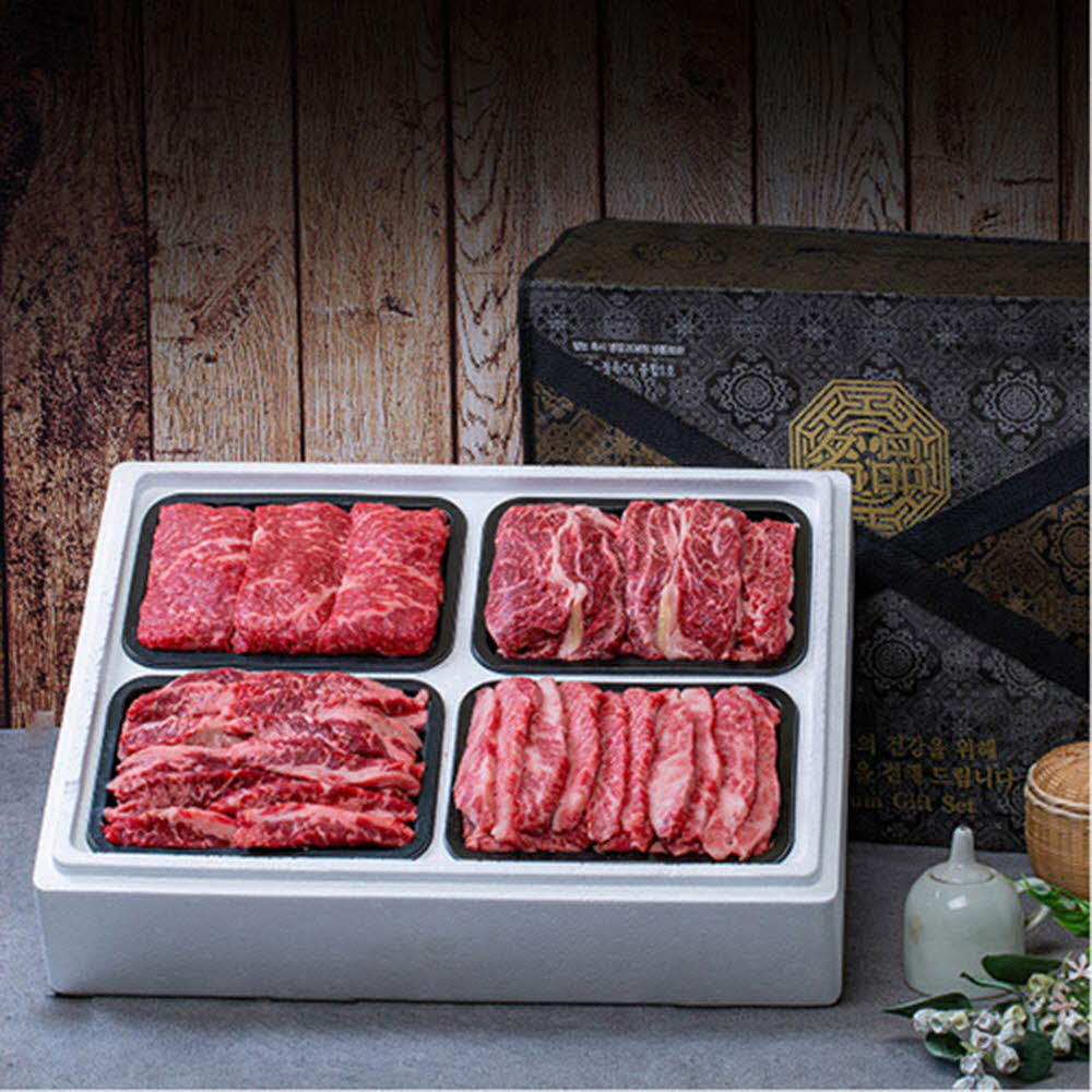 안동바른한우 1등급 한우 구이혼합 선물세트4호 2.0kg