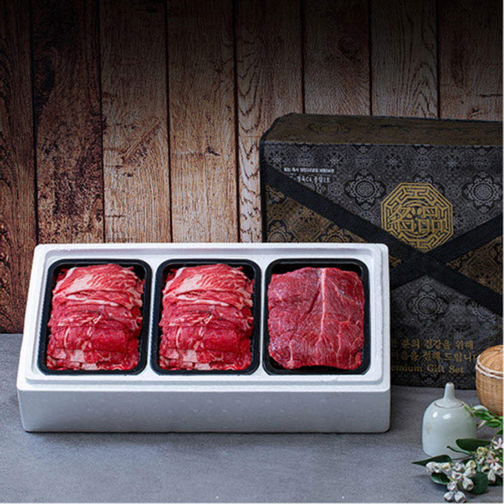 안동바른한우 1등급 한우 정육 알뜰세트 3호 1.5kg