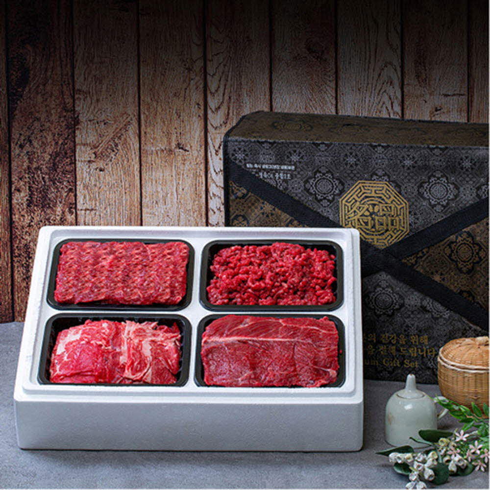 안동바른한우 1등급 한우 제수용 정육혼합 세트2호 2.0kg