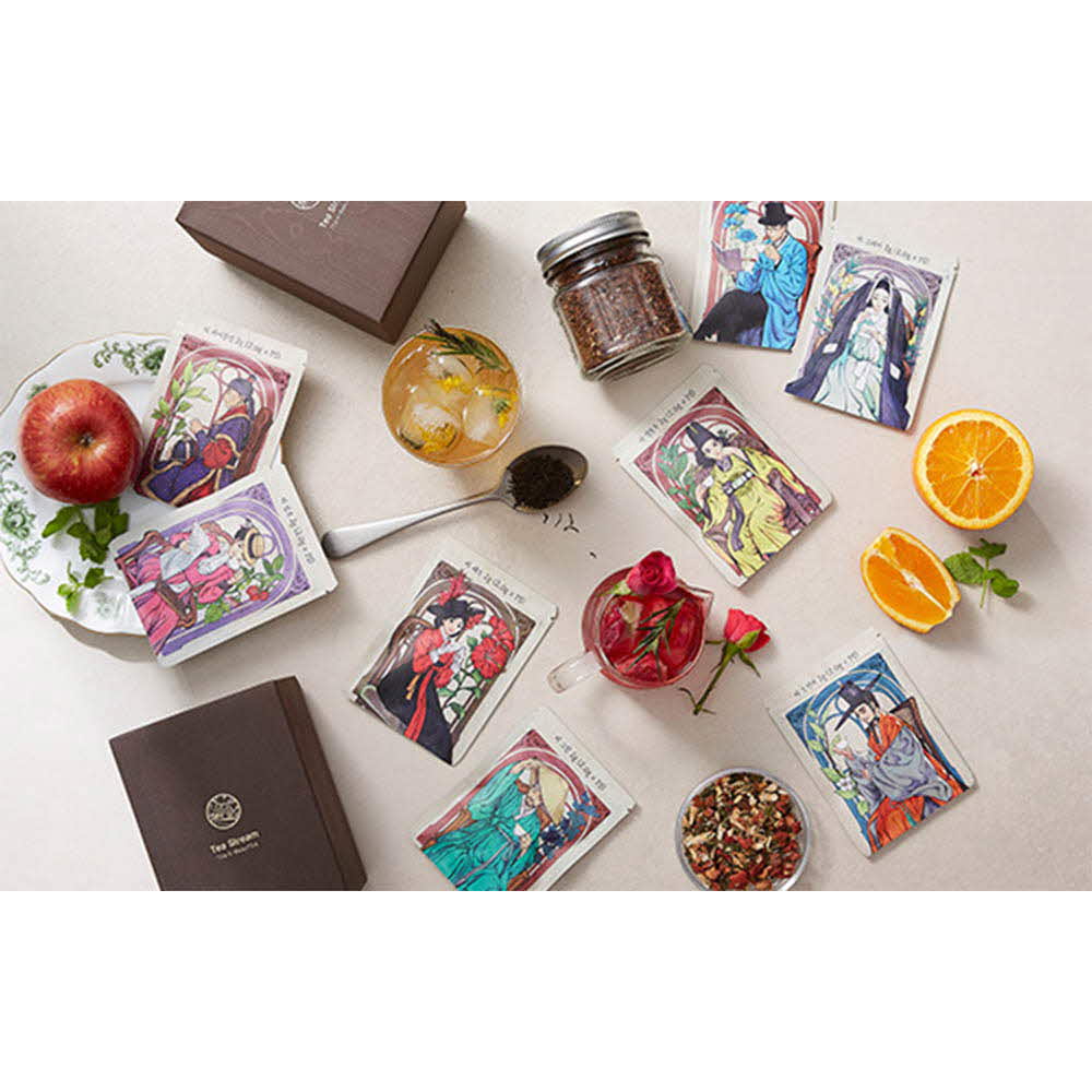 [티스트림] The K-BeauTea 선물용 패키지 (8종 티백)