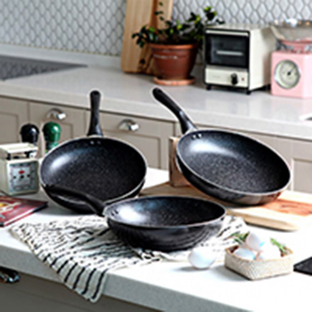 DEGO 프리미엄 IH 인덕션 프라이팬 3종 세트(26+28+26궁중)