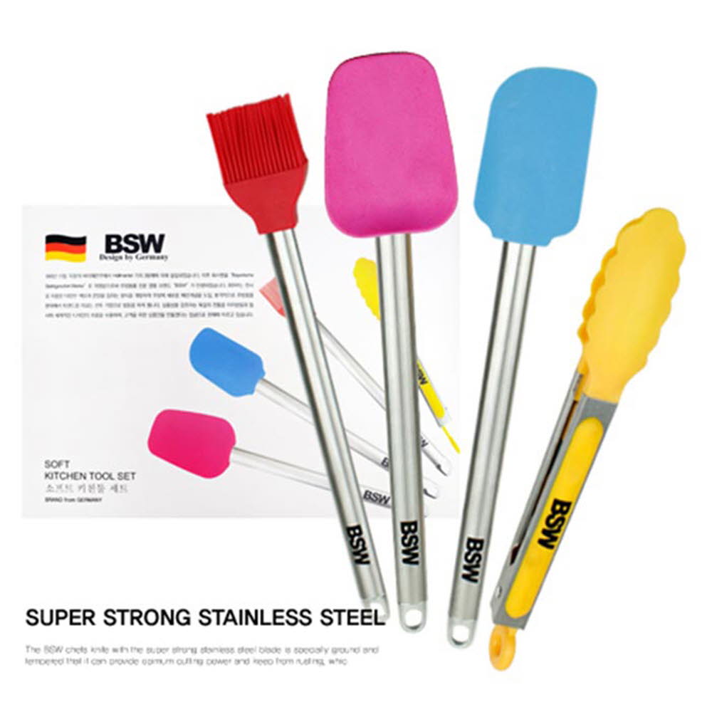 BSW 고급주방용 소프트4종 키친툴 BS-4S