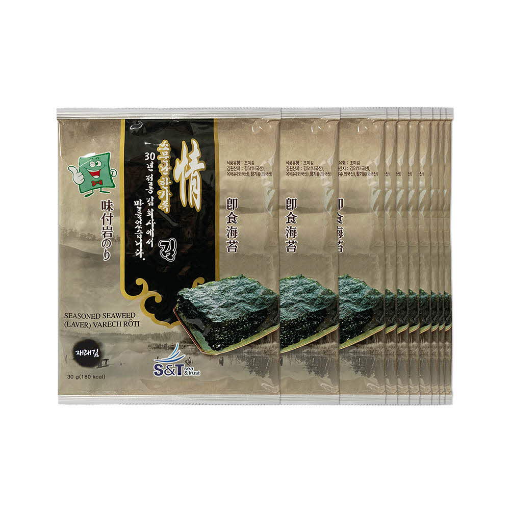 소문난한가족 재래전장김 30g x 10봉