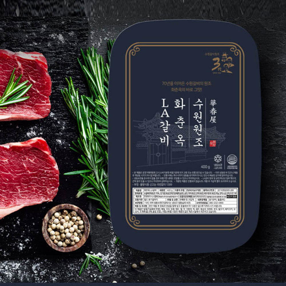 [화춘옥] 70년전통 수원갈비 원조 화춘옥 LA갈비 400gx4팩