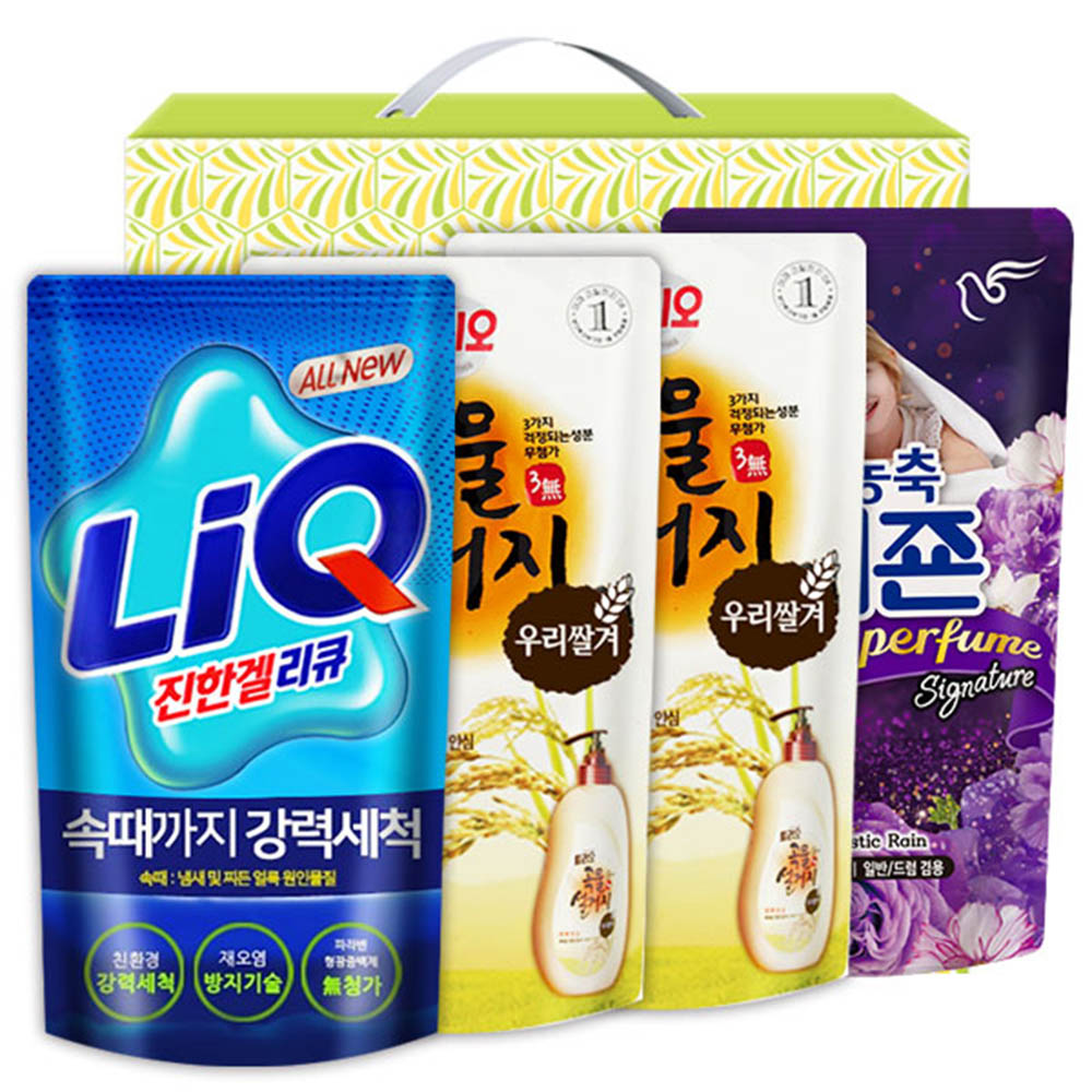 애경 리큐 곡물설거지300리필2P 피죤(4종)