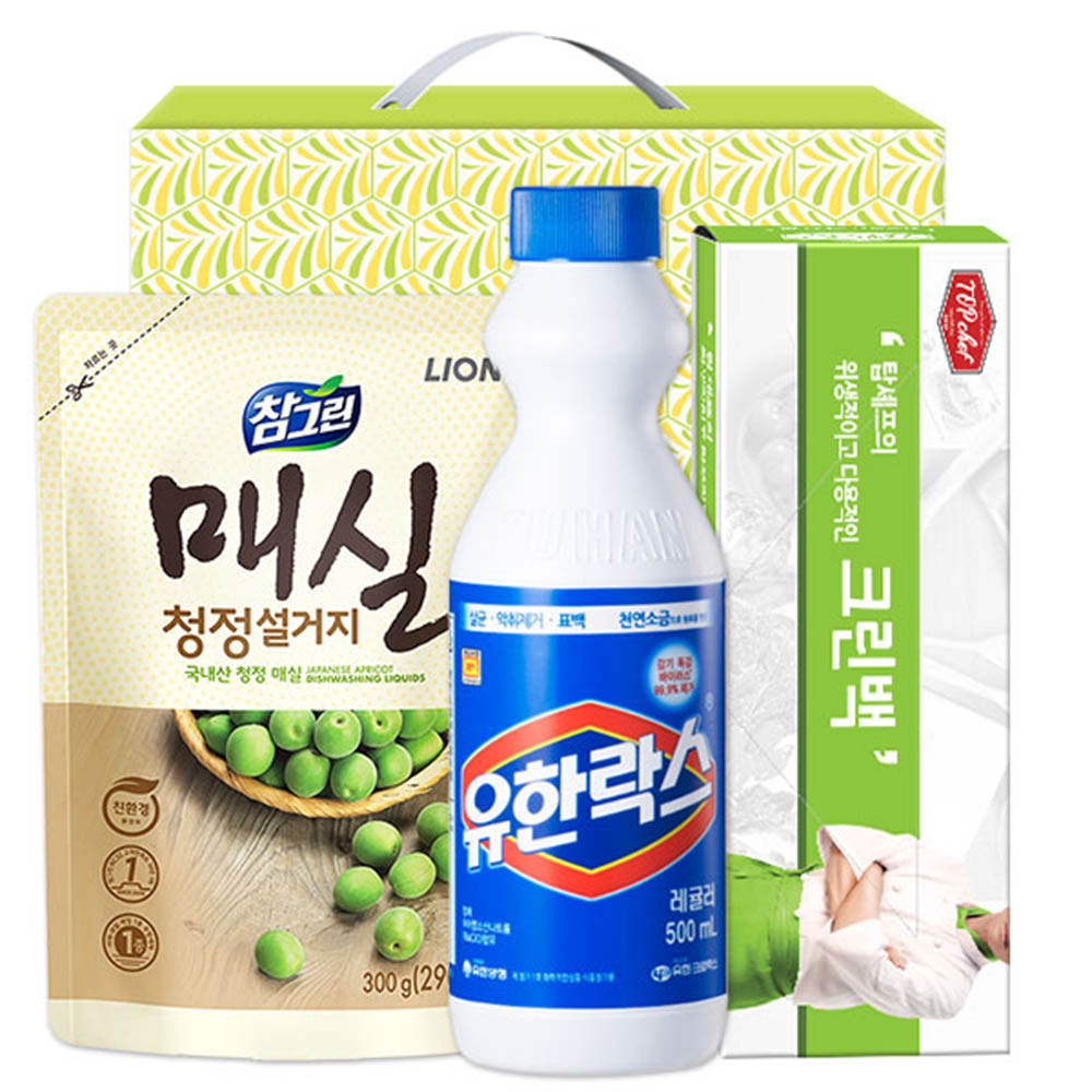 (친환경)참그린매실300리필 유한락스 크린백(3종)