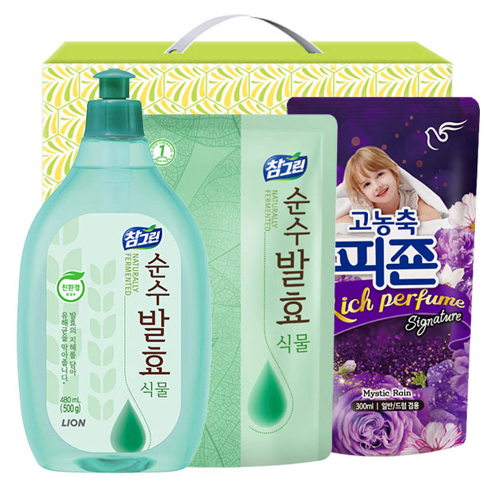 (친환경)참그린식물500용기 식물300리필 피죤(3종)