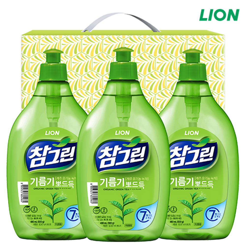 (유기농)참그린녹차500용기3P(3종)