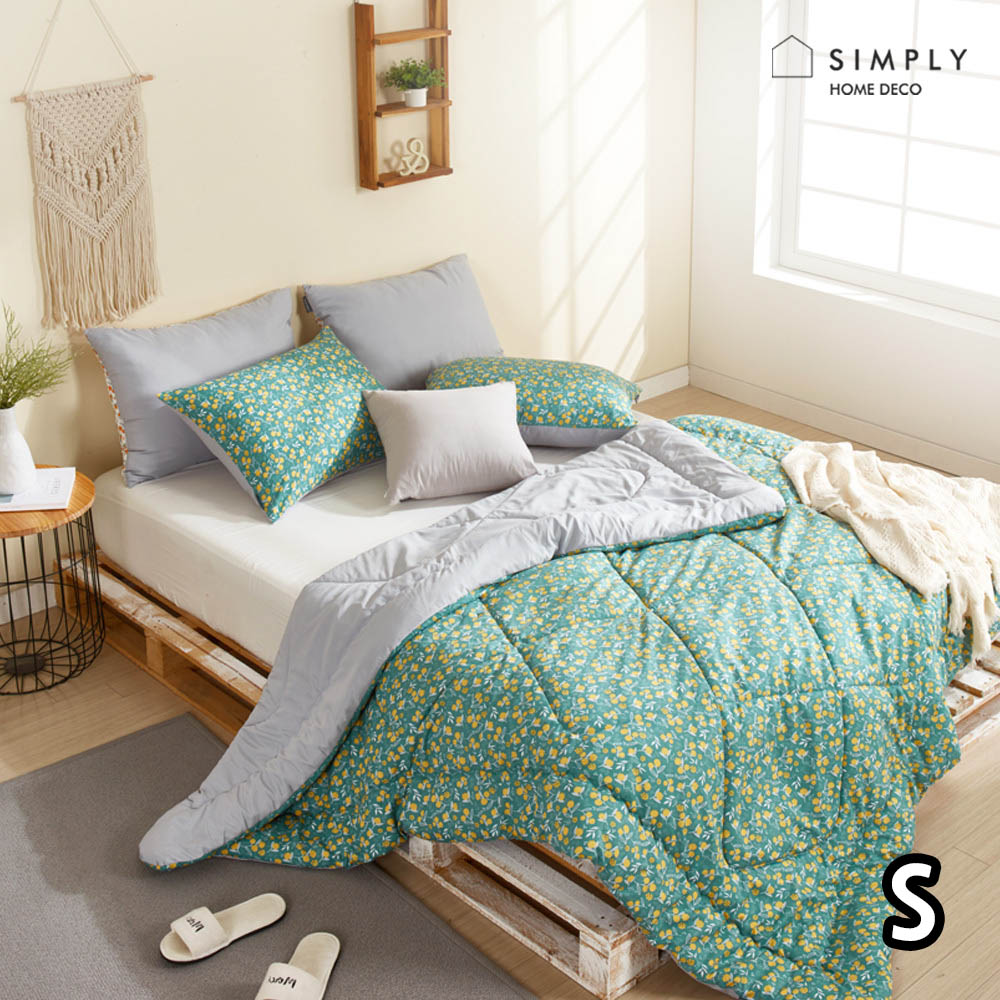 심플리홈 만다린 마이크로화이버 사계절 차렵이불 S