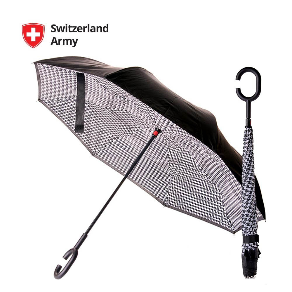 스위칠랜드아미 거꾸로 우산 (하운드체크)