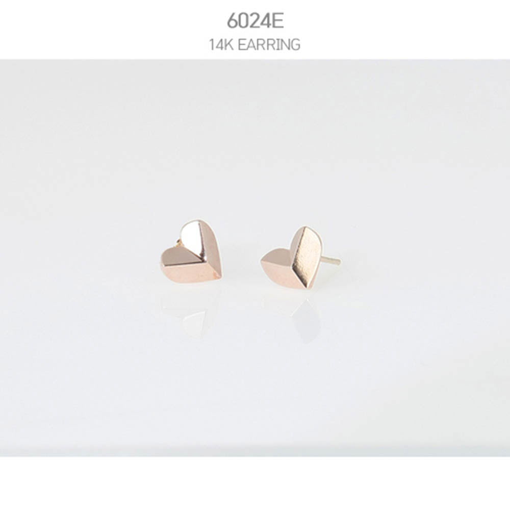 [j.mellow] 러브 귀걸이 14k gold (6024E)
