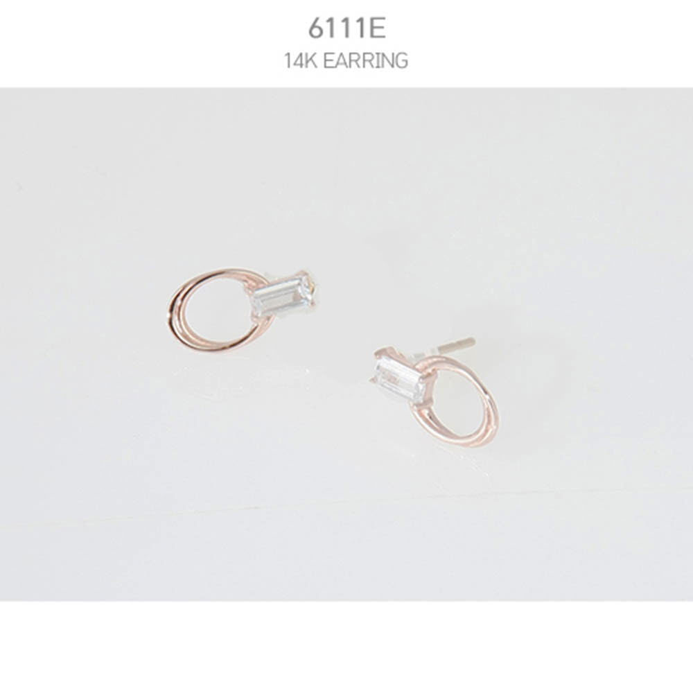 [j.mellow] 블루밍 귀걸이 14k gold (6111E)