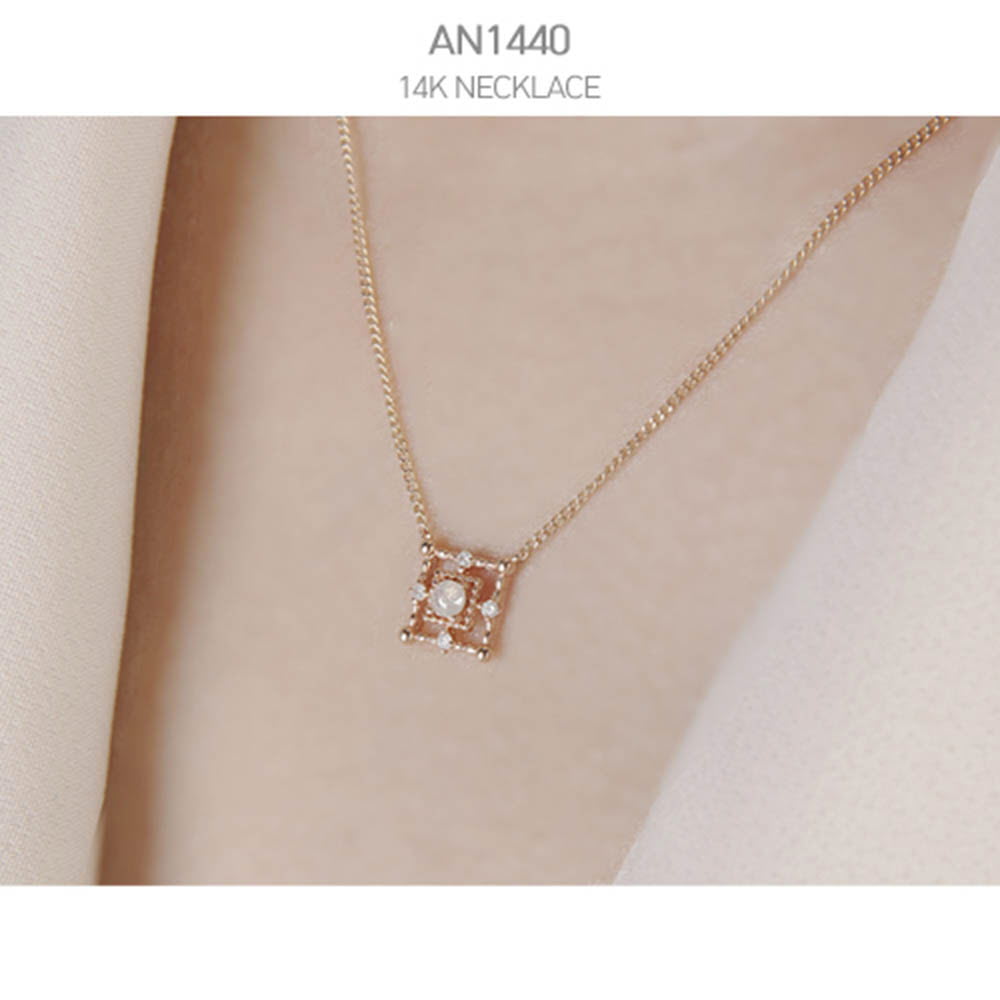 [j.mellow] 비너스 목걸이 14k gold (AN1440)