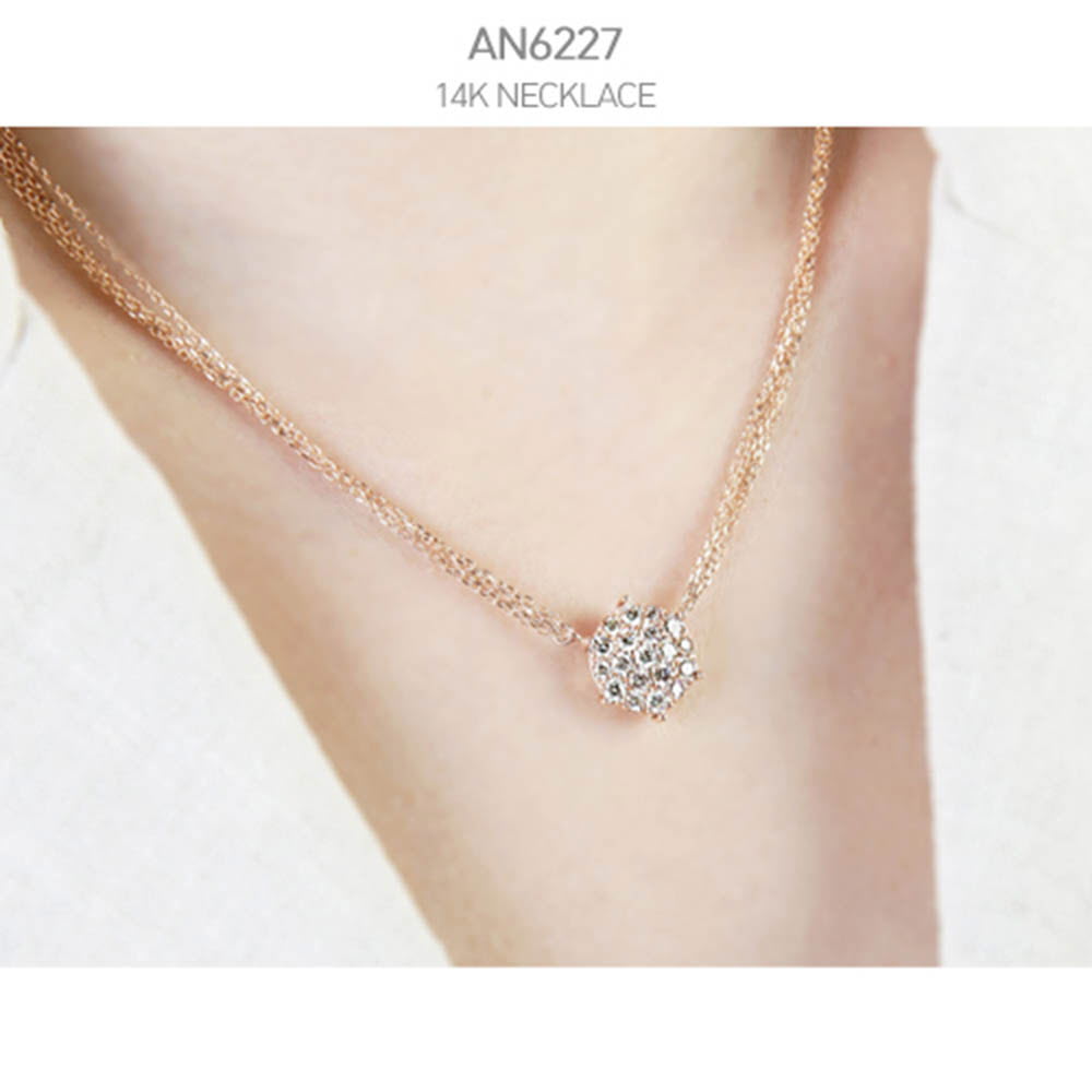 [j.mellow] 데이지 목걸이 14k gold (AN6227)