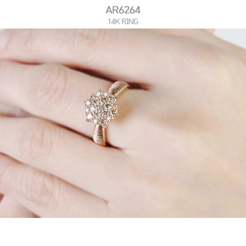 [j.mellow] 데이지 반지 14k gold (AR6264) /12호까지 가능