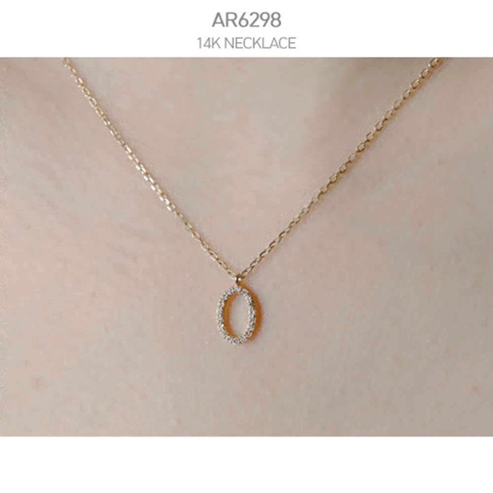 [j.mellow] 엔젤링 목걸이 14k gold (AR6298)