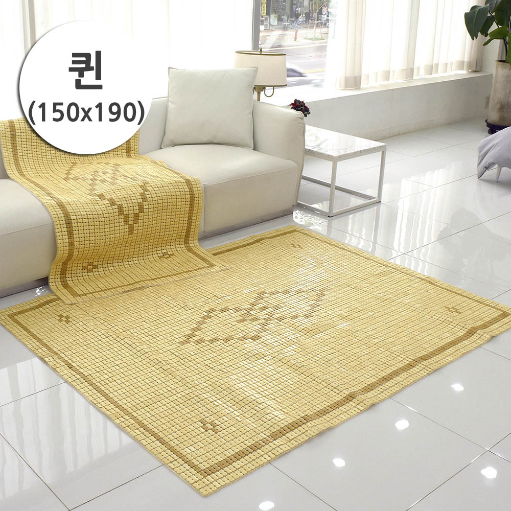 메시앙 스페셜 6년산 13mm 조각 나비 마작 자리 퀸(150X190)