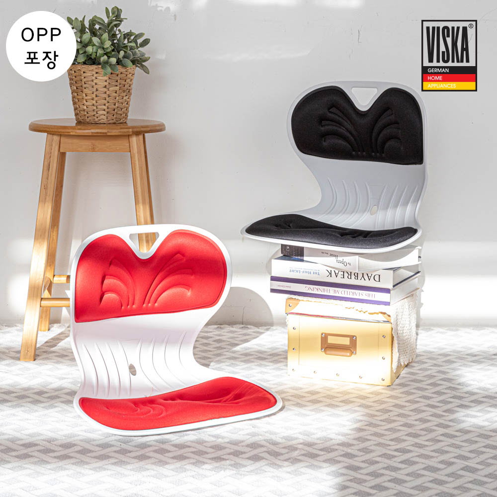 비스카 라인 체어 KD01 (블랙/레드 색상택일) opp 포장