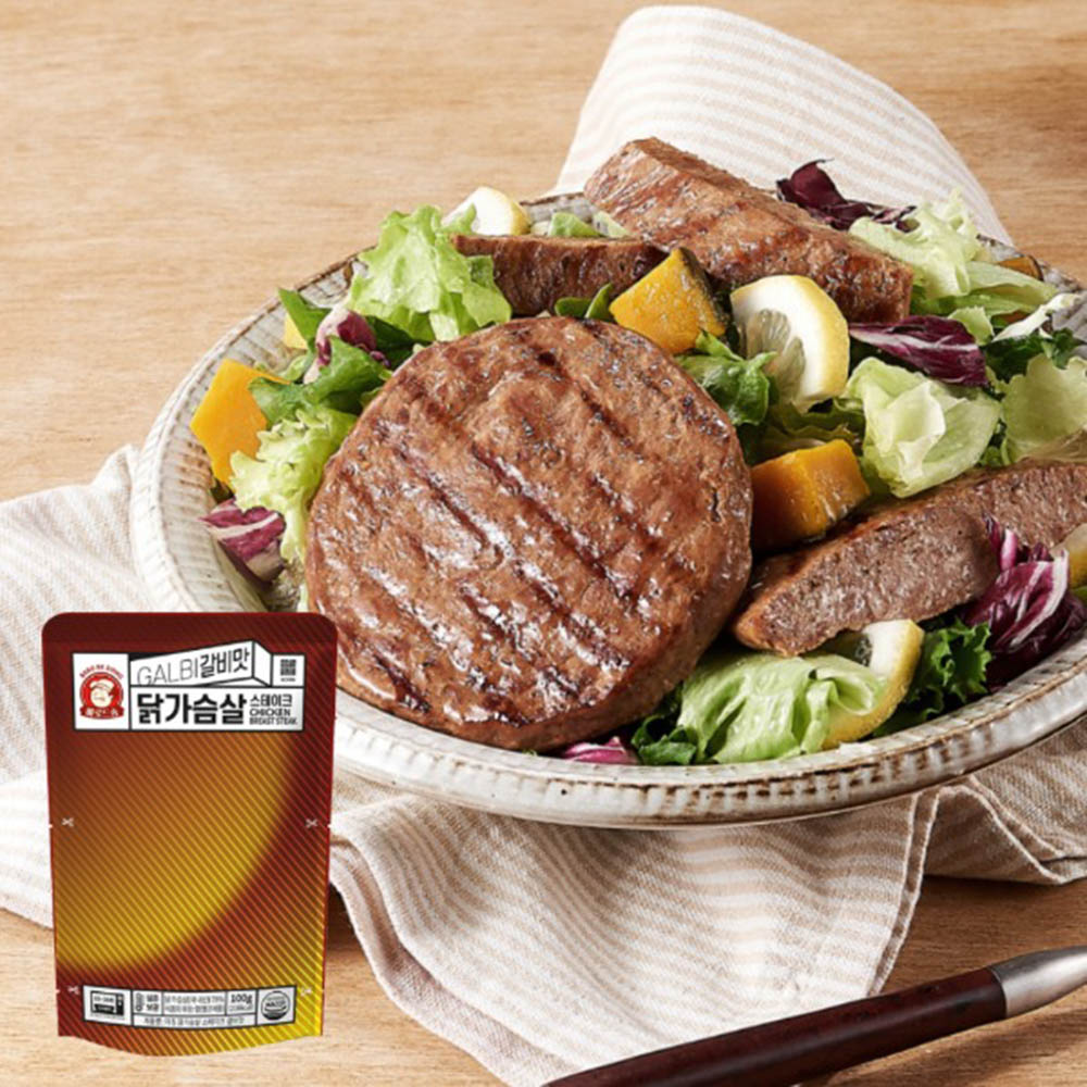 바로드숑 바로먹는 갈비 닭가슴살 100g x 10팩