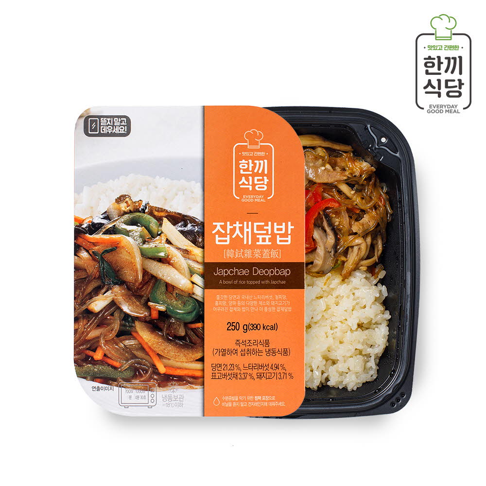 한끼식당 잡채덮밥 250g